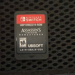 Nintendo Switch Assassins Creed Remastered Game